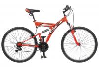 Велосипед Bravo Rock 26 (d 26" 18 ск. рост 20") красный/черный/белый