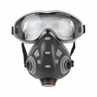 Полумаска фильтрующая с интегрированными очками Air Optics 9500-L Jeta Safety