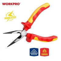Длинногубцы диэлектрические Workpro 160 мм, WP342004