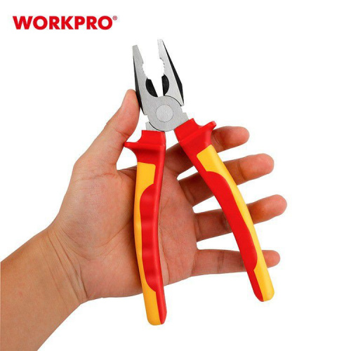 Плоскогубцы диэлектрические Workpro 180 мм, WP342002
